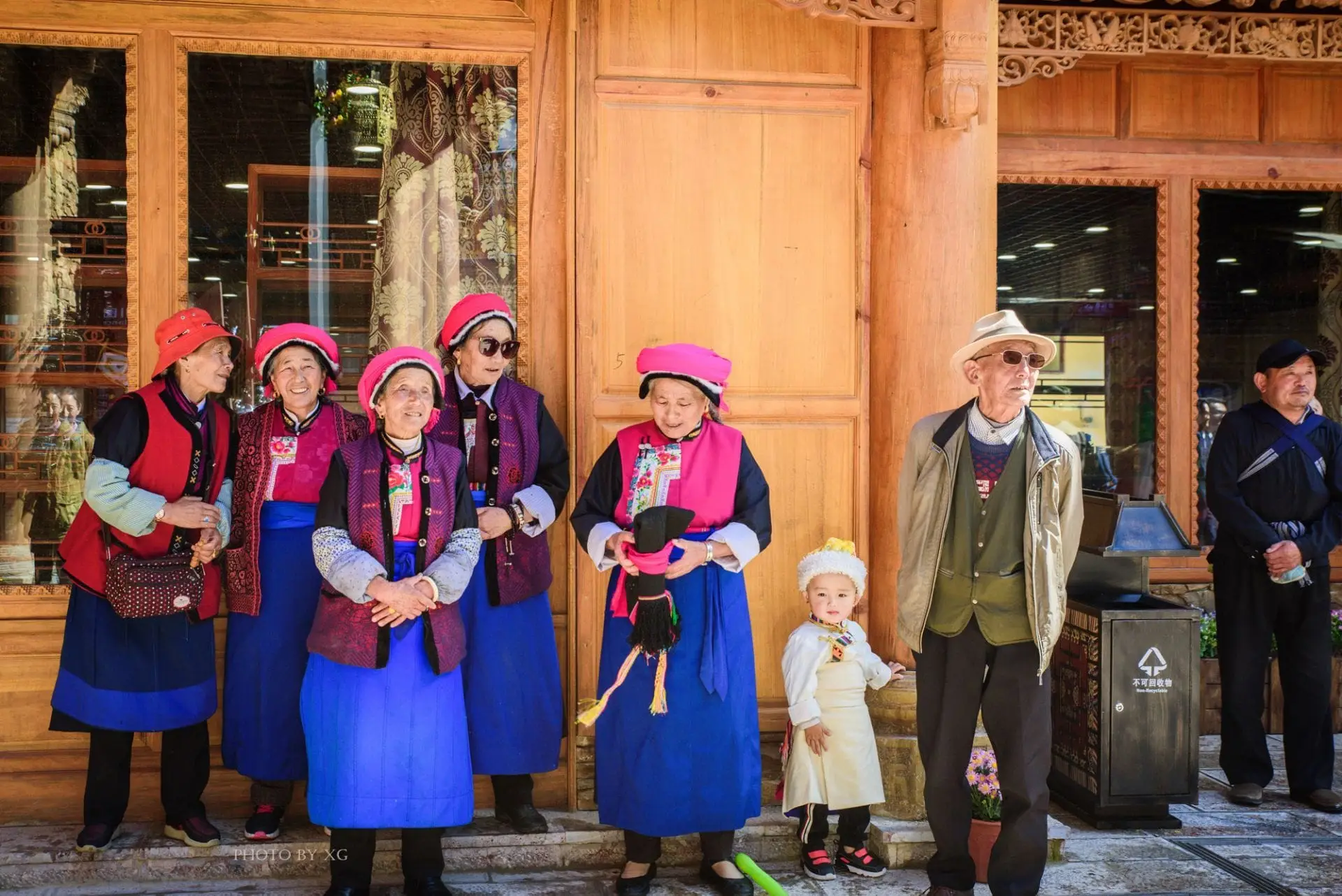 La famille des habitants tibétaines de Shangri-la 04