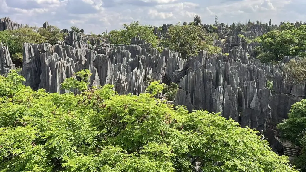 Forêt de pierre  à Kunming 08 - voyage yunnan