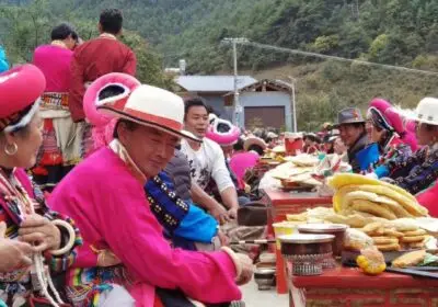 Paysage du village de Niru à Shangri la. Yunnan 04