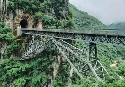Pont de A a Honghe - voyage yunnan en Chine 01