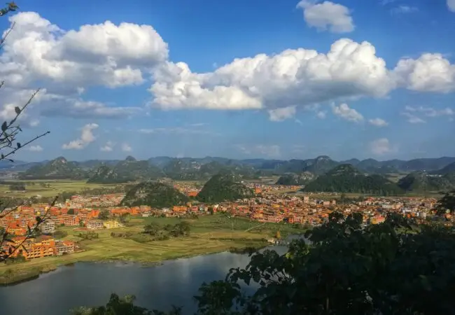 Paysage de Puzheheià Wenshan- voyage yunnan