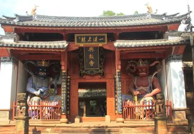 Temple de Shaxi à Dali - yunnan voyage